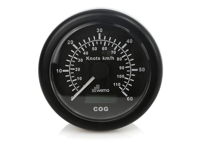 WEMA GPS Speedometer / black / 60 knots 21352117 от прозводителя WEMA