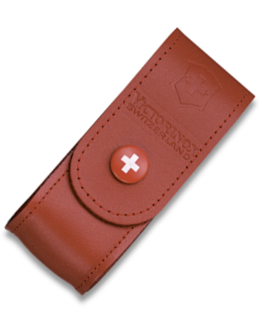 Чехол кожаный Victorinox для ножа 91 мм толщиной 2-4 уровня, красный 4.0520.1 от прозводителя Victorinox