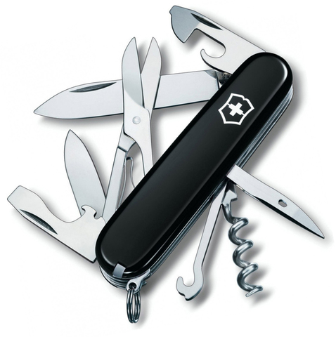 Нож Victorinox Climber, 91 мм, 14 функций, черный 1.3703.3 от прозводителя Victorinox