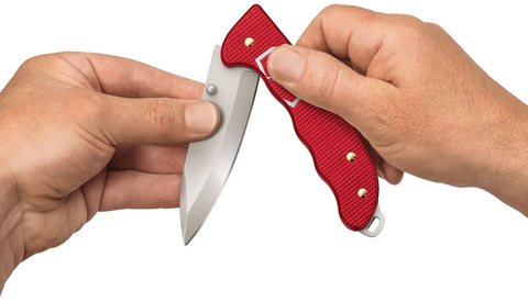 Нож Victorinox Evoke Alox, 136 мм, 4 функции, красный подар.коробка 0.9415.D20 от прозводителя Victorinox