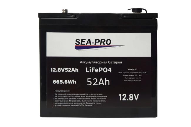 Lifepo4 52Ач 12,8В Аккумулятор SEA-PRO  от прозводителя SEA-PRO