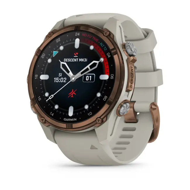 GARMIN DESCENT Mk3i 43 mm Bronze PVD/French grey silicone band 010-02753-14 010-02753-14 от прозводителя Garmin