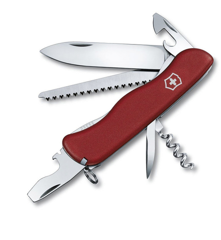 Нож Victorinox Forester, 111 мм, 12 функций, с фиксатором лезвия, красный 0.8363 от прозводителя Victorinox