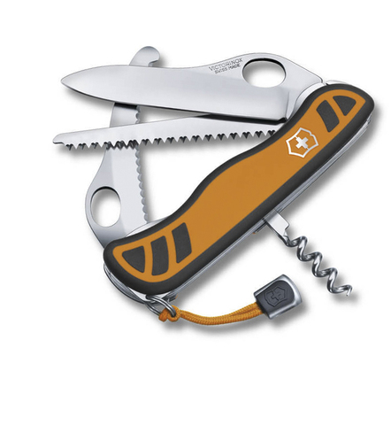 Нож Victorinox Hunter XT, 111 мм, 6 функций, с фиксатором лезвия, желтый 0.8341.MC9 от прозводителя Victorinox