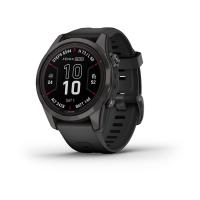 Garmin Fenix 7s Pro Sapphire Solar титановый угольно-серый DLC с силиконовым ремешком 010-02776-11 от прозводителя Garmin