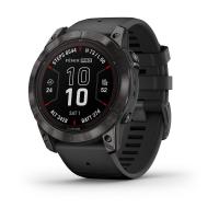 Garmin fenix 7X Pro Sapphire Solar Edition Титановый угольно-серый корпус с DLC-покрытием и черным ремешком 010-02778-11 от прозводителя Garmin