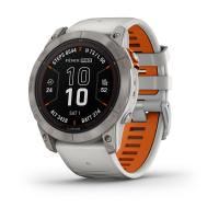 Garmin fenix 7X Pro Sapphire Solar Edition Титановый корпус с дымчато-серым оранжевым ремешком 010-02778-15 от прозводителя Garmin