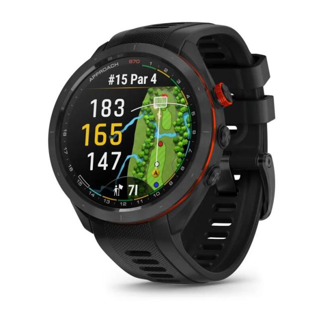 GARMIN APPROACH S70  47 MM - BLACK CERAMIC BEZEL WITH BLACK SILICONE BAND 010-02746-12 010-02746-12 от прозводителя Garmin