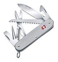 Нож Victorinox Farmer X Alox, 93 мм, 10 функций, алюминиевая рукоять, серебристый 0.8271.26 от прозводителя Victorinox