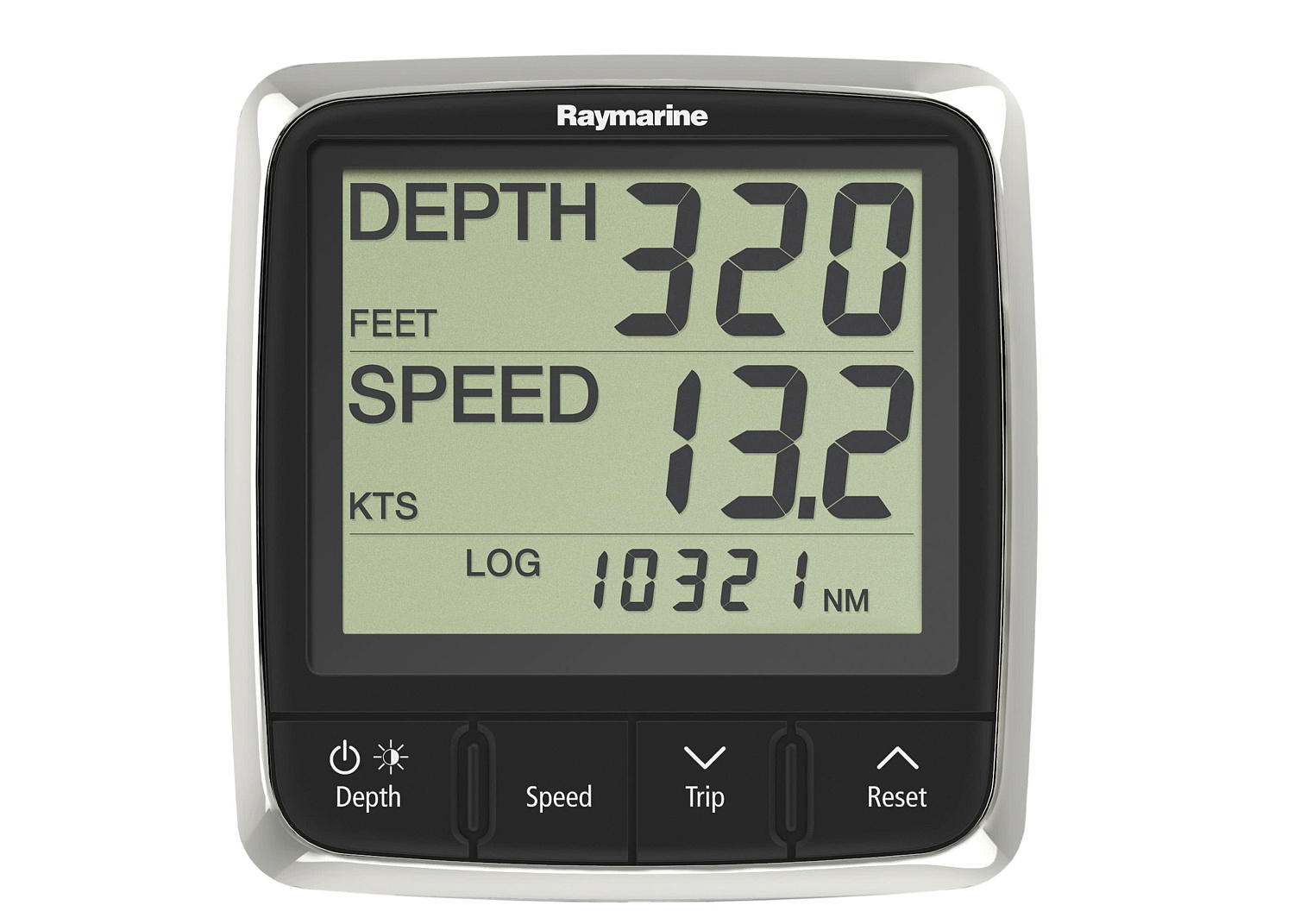 RAYMARINE i50 Tridata with Sensor Speed/Temp/Depth Through Hull Transducers