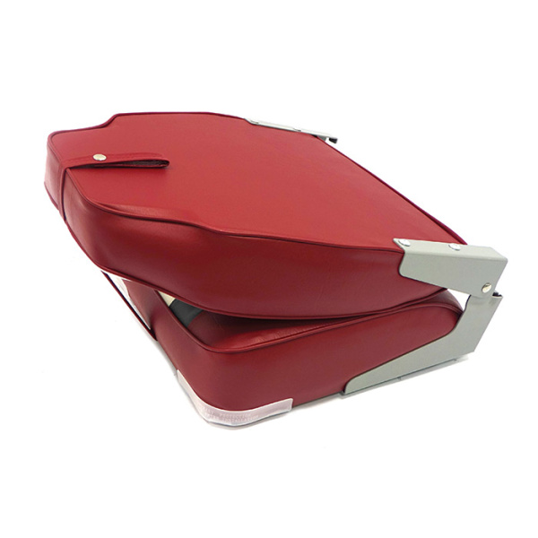 Сиденье мягкое складное High Back Rainbow Boat Seat, красно-белое 75107RCW от прозводителя Newstarmarine