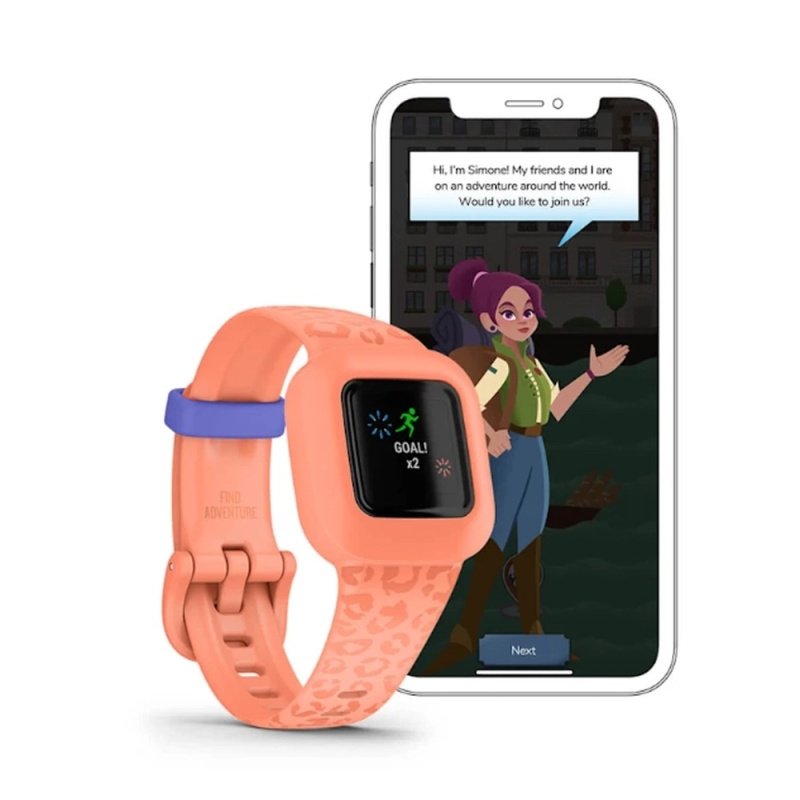 Garmin Vivofit jr. 3 - | Peach Leopard