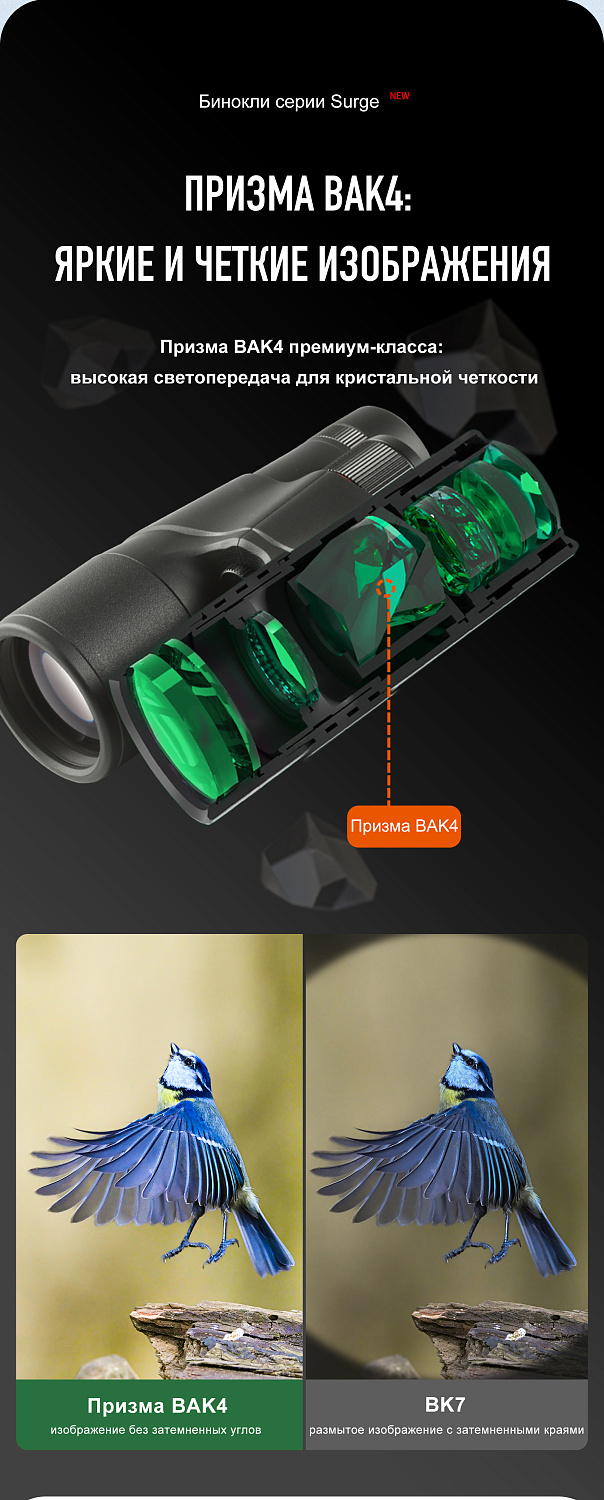 Бинокль Eyeskey Surge - 12x50