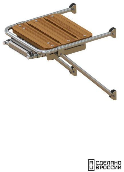 Платформа кормовая с трапом 3 ступени белые 040203WT от прозводителя Техномарин