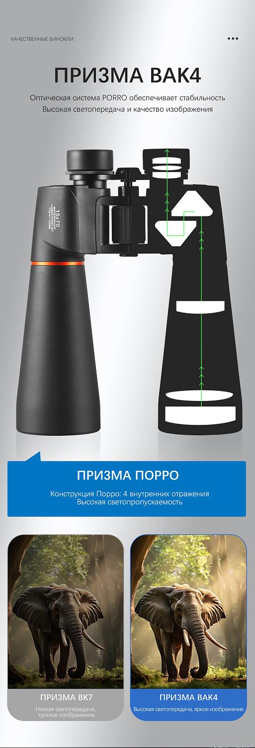 Бинокль Eyeskey Conquest - 15X70
