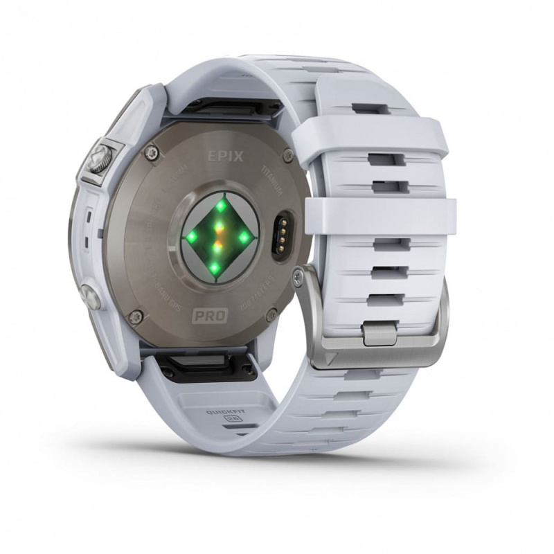 Garmin Epix Pro (Gen 2) - 51 мм SAPPHIRE | Titanium with Whitestone Band