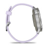 Garmin Venu 4 - 41 мм | Silver with Periwinkle Silicone Band