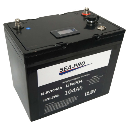 АКБ Sea-Pro LiFePO4 12,8В 104 а/ч 