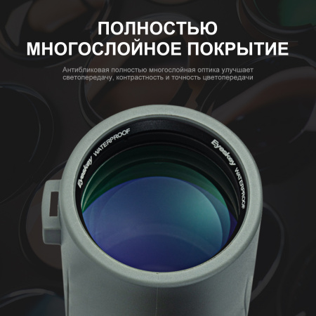 Бинокль Eyeskey SkyPower Flat-Field ED-10x42 серый EyeS-B129GS от прозводителя Eyeskey