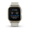 Garmin Venu Sq 2 - 40 мм Music | Премиум-функции | Cream Gold Aluminium Bezel with French Grey Case and Silicone Band