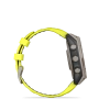 Garmin Fenix 8 - 47 мм SOLAR | SAPPHIRE | Titanium with Amp yellow/graphite silicone band