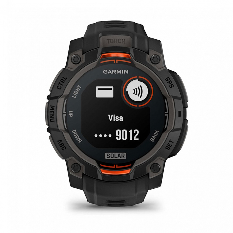 Garmin Instinct 3 - 45 мм SOLAR | Black with black band