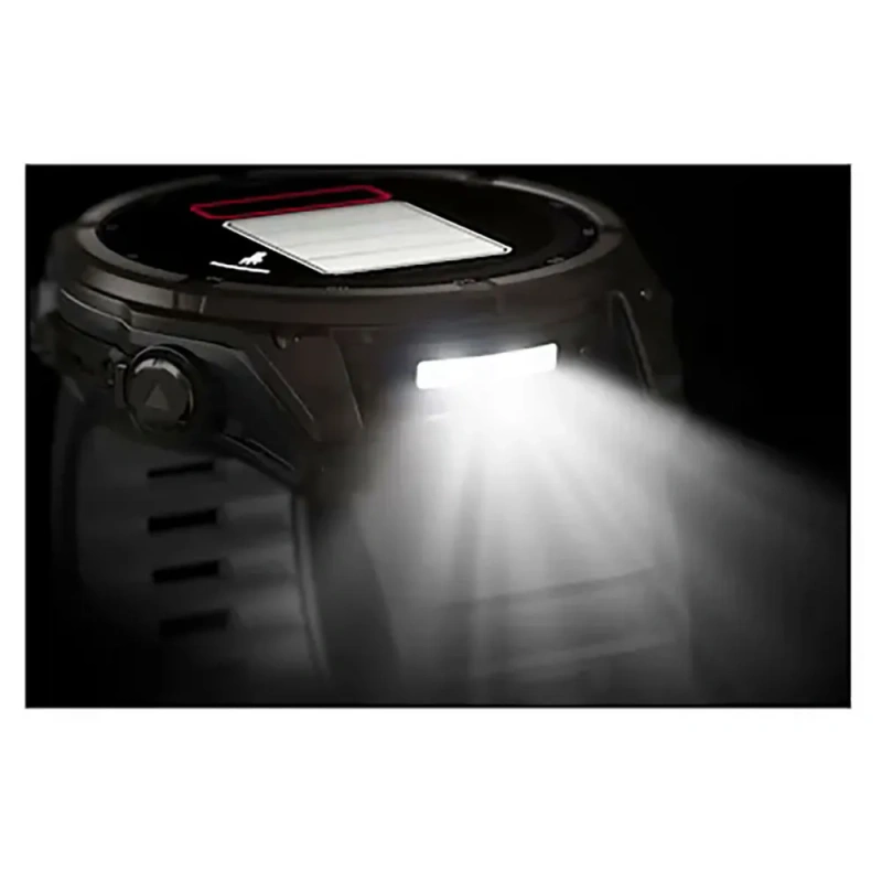 Garmin Fenix 8 - 51 мм SOLAR | SAPPHIRE | Carbon grey DLC titanium with Black/pebble grey silicone band