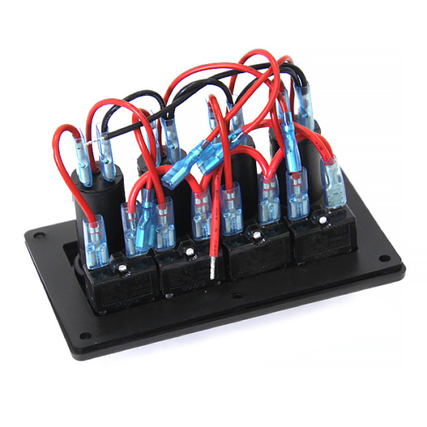 Панель сенсорных переключателей 4 *вкл-выкл и автоматическим выключателем NEKEKE AS01 от прозводителя NEKEKE