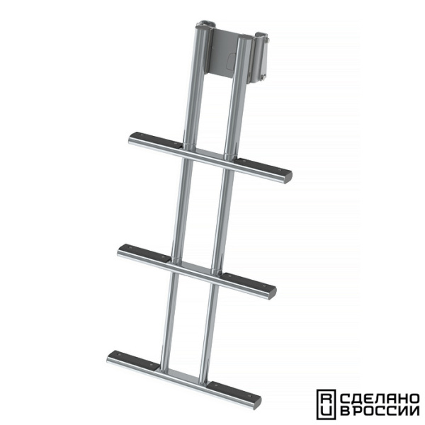 Трап дайверский телескопический быстросъемный, 3 серых ступени (ширина 450мм.) 040185GT от прозводителя Техномарин