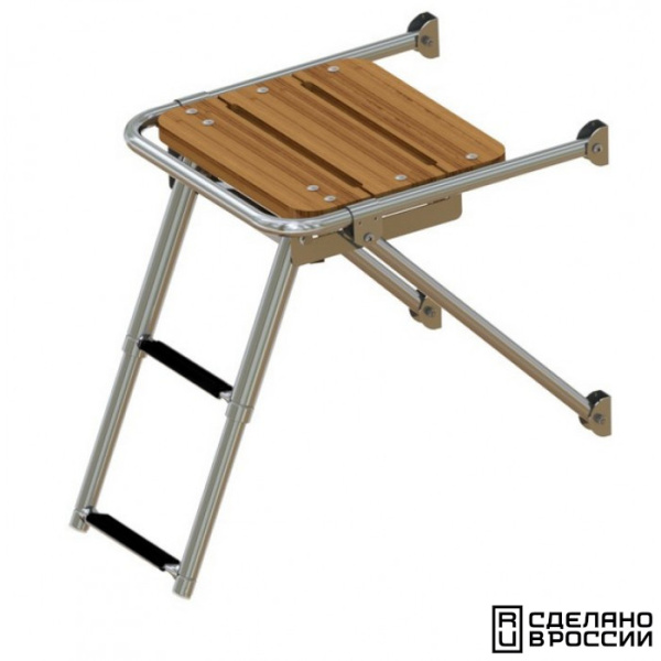 Платформа кормовая с трапом 2 ступени черные 040202BT от прозводителя Техномарин