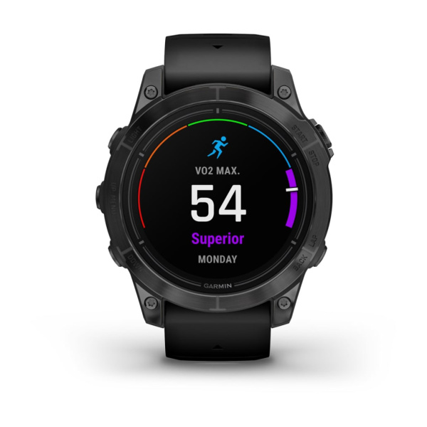 Garmin epix Pro (Gen 2) Standard Edition 47 мм, серый, черный ремешок 010-02803-01 от прозводителя Garmin