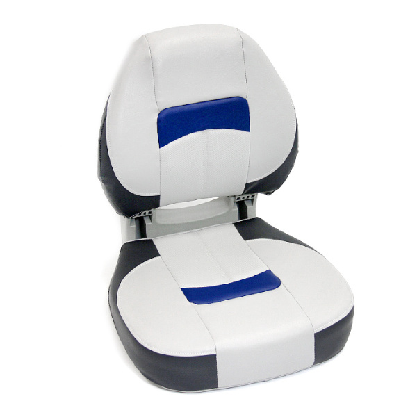 Сиденье мягкое складное Pro Angler Ergonomic Boat Seat, серо-чёрное 75195GCB от прозводителя Newstarmarine