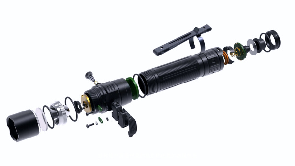 Фонарь Fenix тактический PD36R 1600 люмен PD36R от прозводителя Fenix